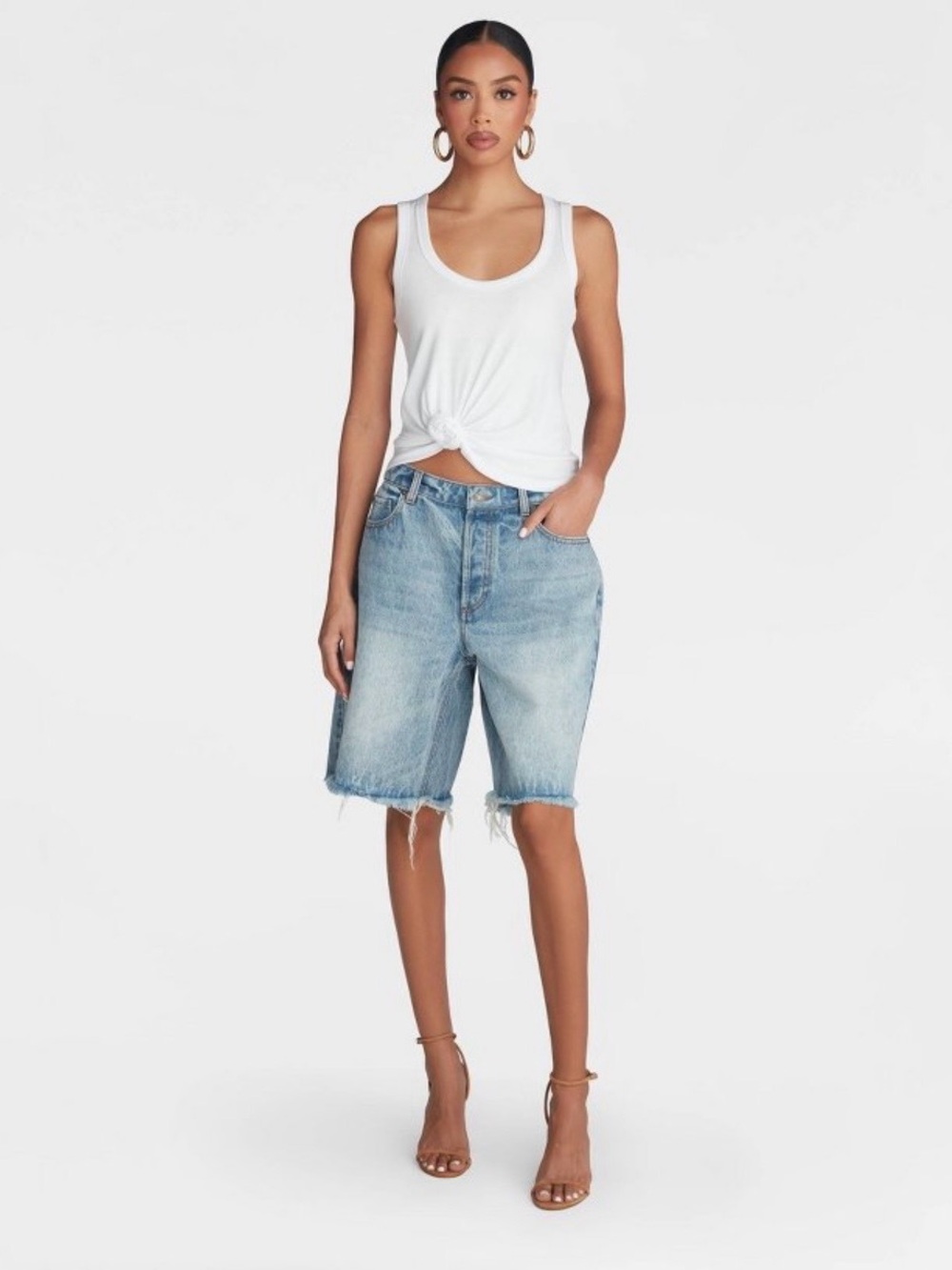 KBB by KAHLANA Women's Mid-Rise 'The Cargo Shorts'